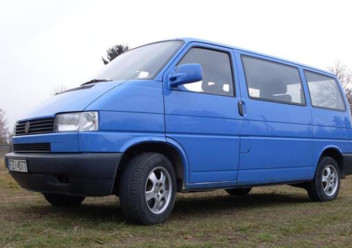 Wkład prawego lusterka elektrycznego Volkswagen Transporter T4